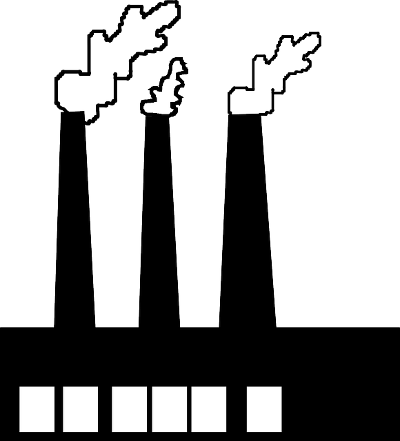 580x640 Industrial Clipart Factory Air Pollution