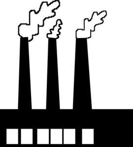 270x298 Industrial Clipart Factory Symbol