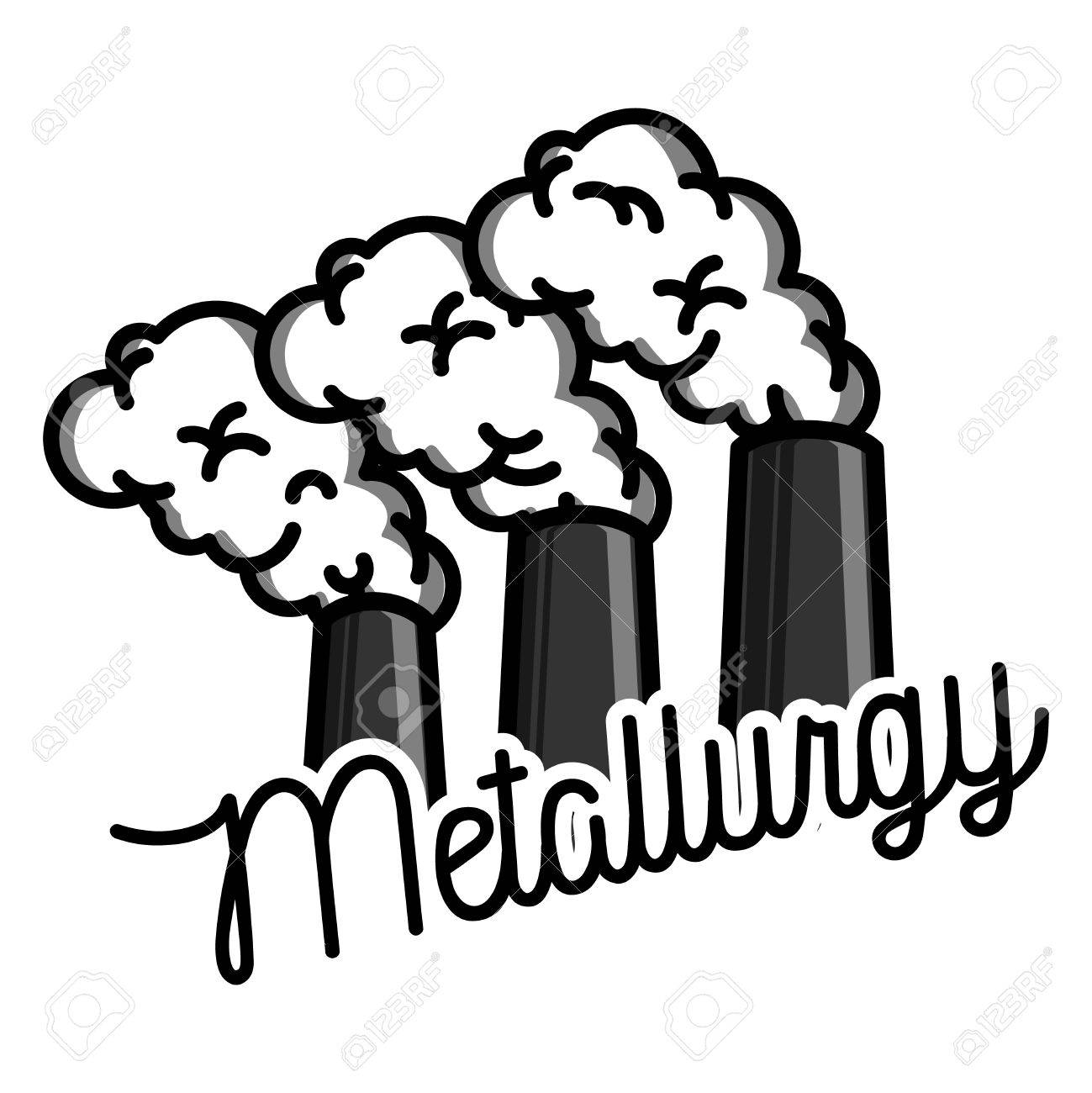 1299x1300 Metallurgical Industry Concept Vector Emblem. Melting Iron. Metal