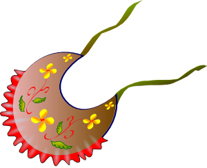 300x244 Clothing Bib Baby Infant Clip Art