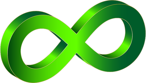 500x284 Green Infinity Symbol Public Domain Vectors