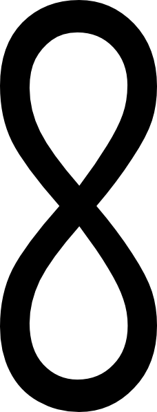 228x596 Infinity Clipart Vector