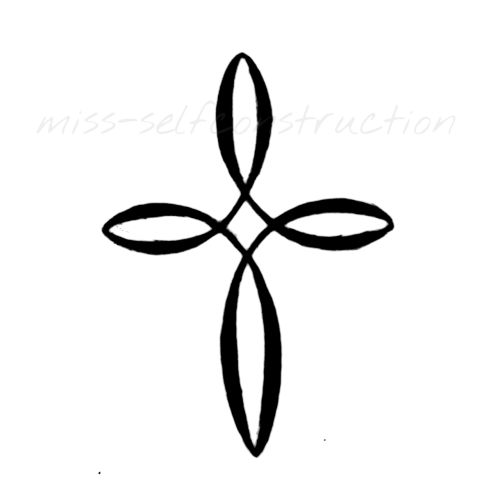 500x500 Infinity Clipart Cross
