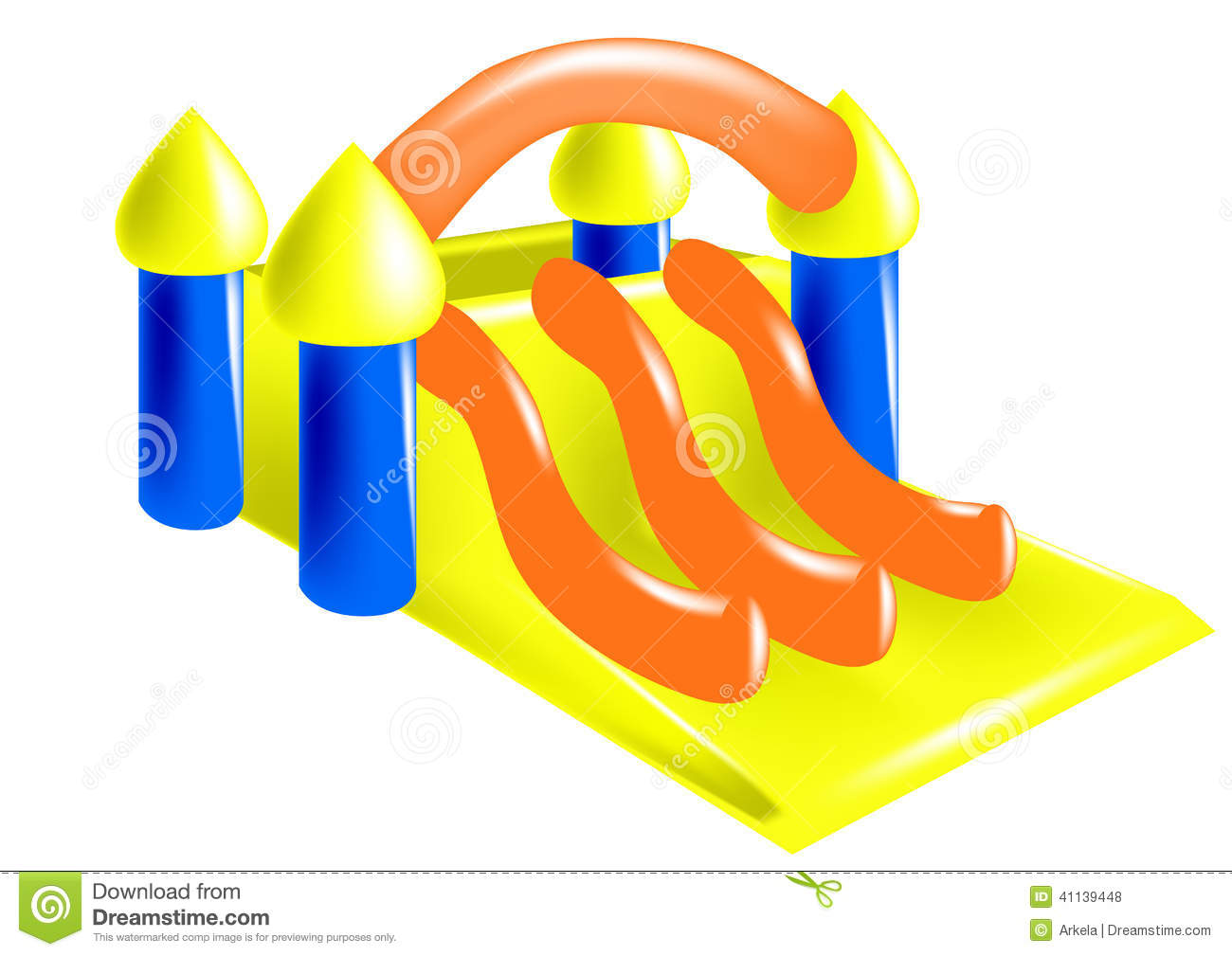 1300x1009 Double Water Slide Clipart