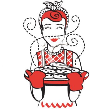 350x350 Clip Art Woman Baking Goods Clipart 1998857