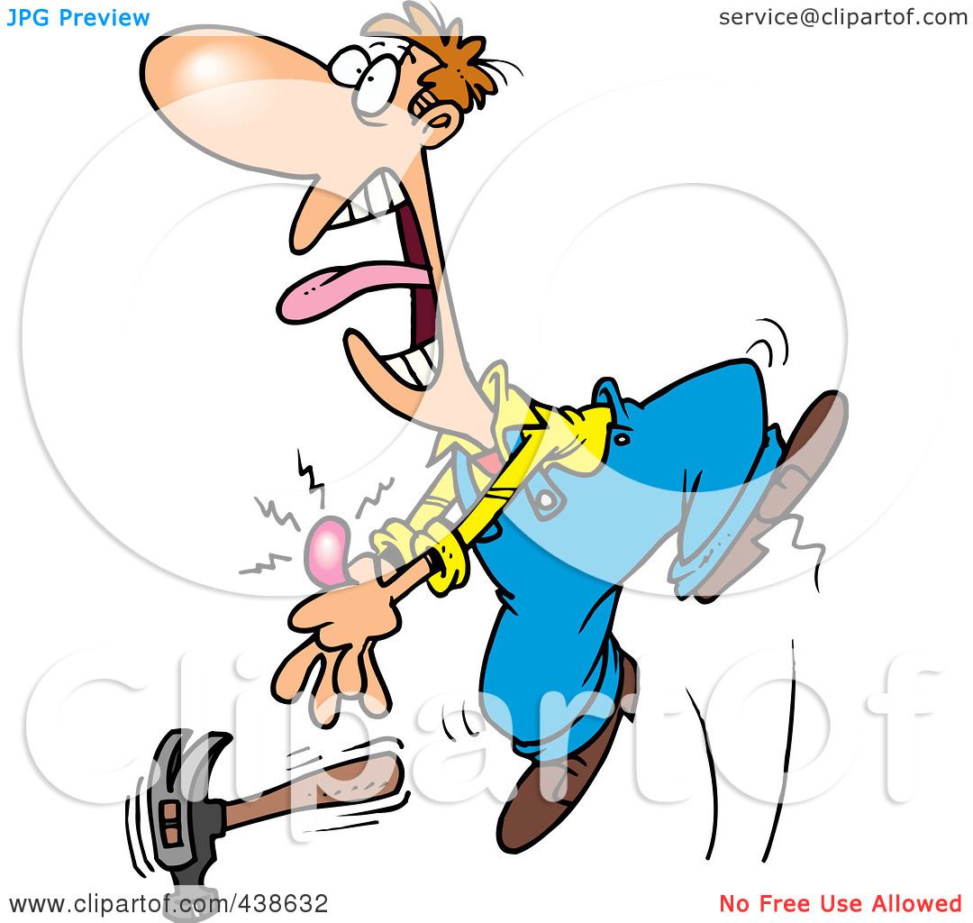 1080x1024 Royalty Free (Rf) Cliprt Illustration Of Cartoon Man Using