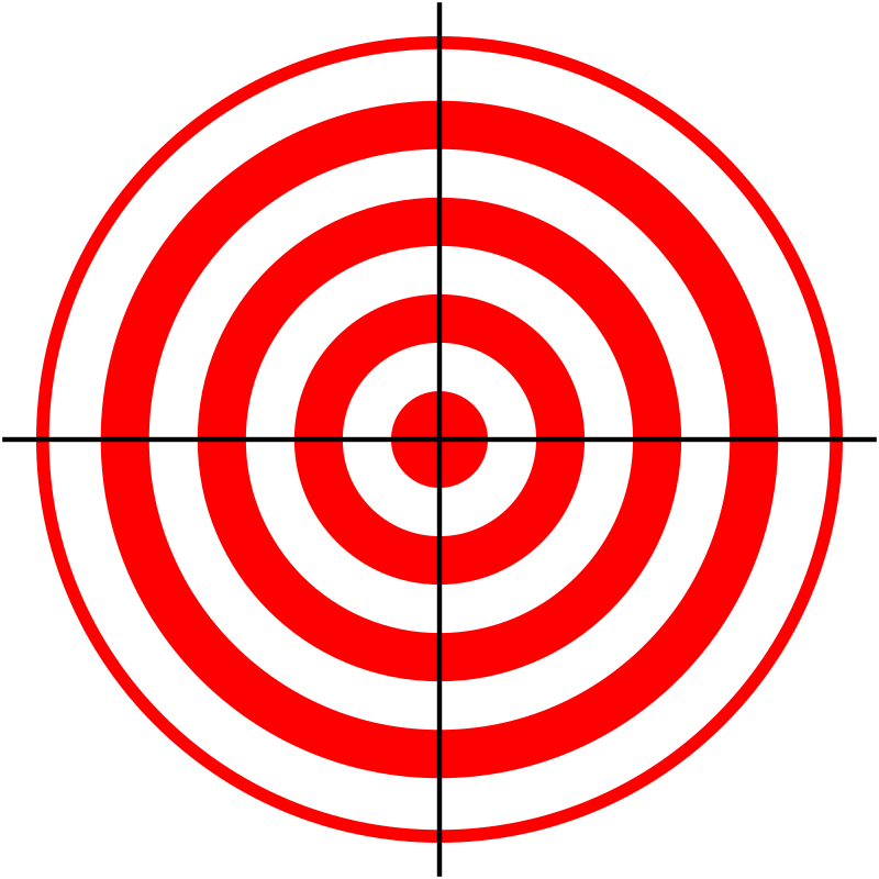 800x800 Clip Art Shooting Target Clipart