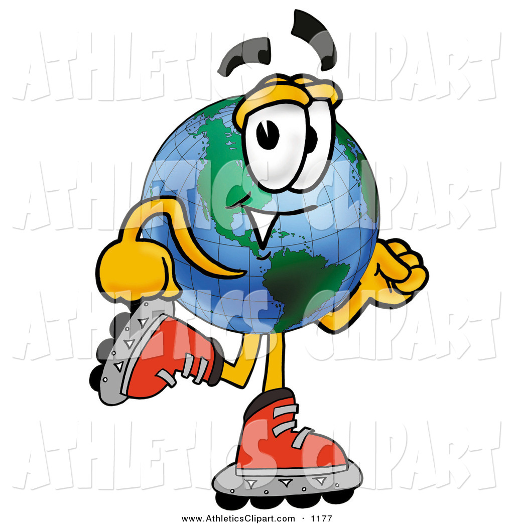 1024x1044 Clip Art Of A Sporty World Earth Globe Mascot Cartoon Character
