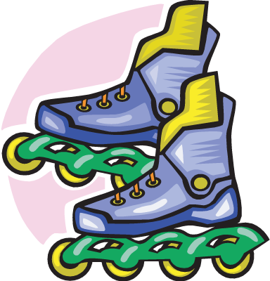 384x400 Inline Roller Skates Clipart Panda