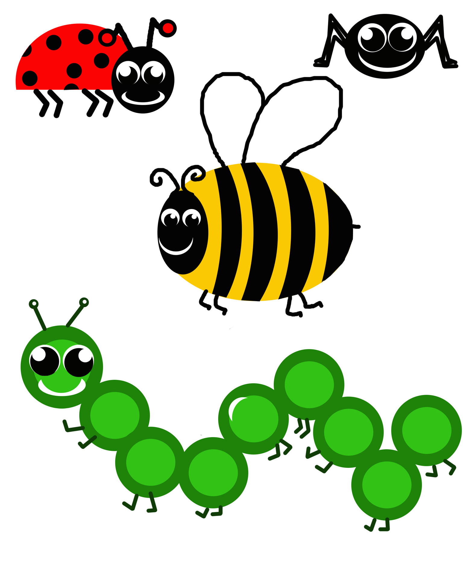 1536x1920 Insect Clipart Black And White Free Images 5
