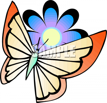 350x335 Royalty Free Butterfly Clip Art, Insect Clipart