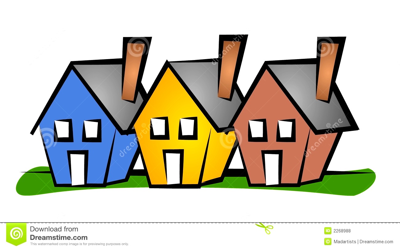 1300x812 Apartments Knockout Row Houses Clip Art House Royalty Stock