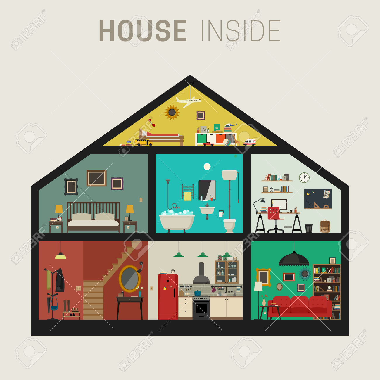 1300x1300 Inside Clipart House Interior