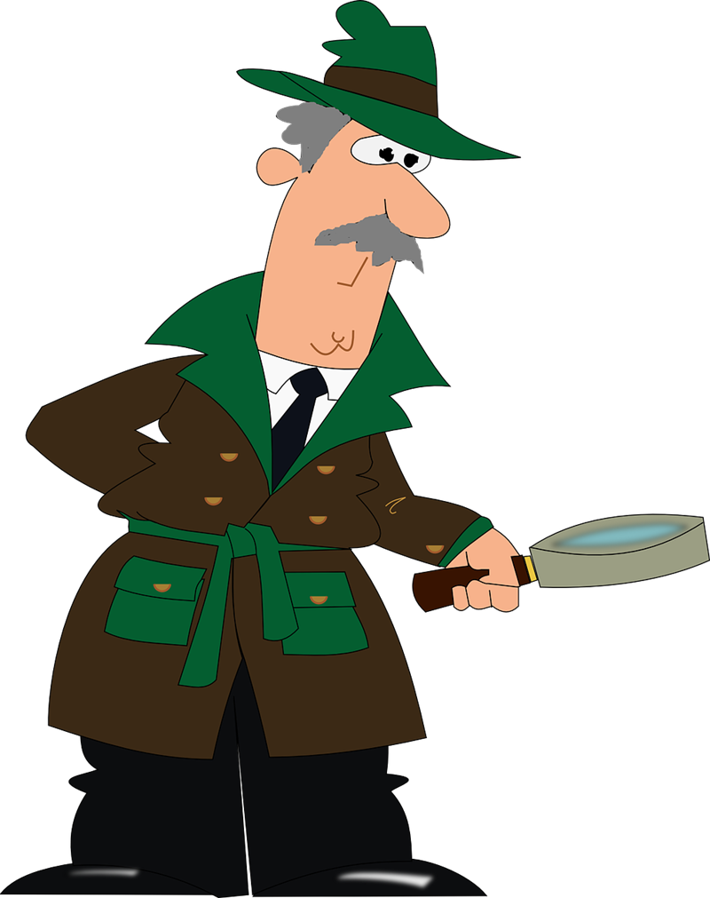800x1011 Cartoon Detective Clipart, Explore Pictures