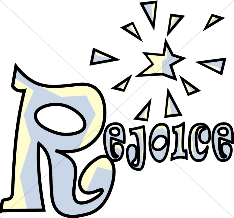 776x722 Fun Rejoice Word Art Inspirational Word Art