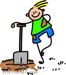 264x300 Child Digging Clipart Amp Stock Photography Acclaim Images
