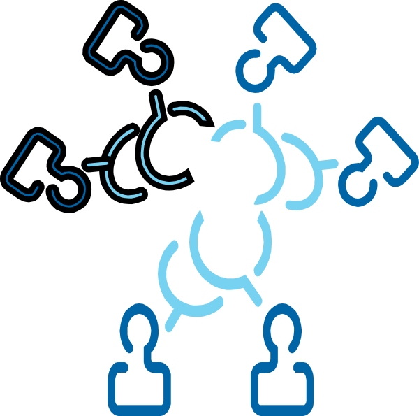 600x595 Small Group Clipart