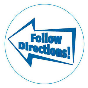 300x300 Follow Directions Clipart