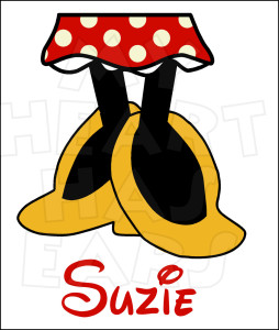 254x300 Mickey Mouse Legs Personalized Digital Clip Art My Heart Has Ears