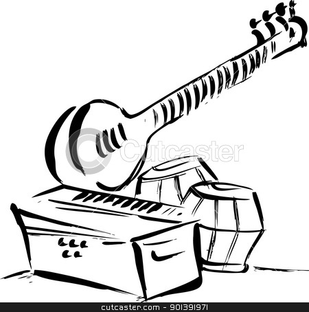 450x454 Instrument Clipart Drawing