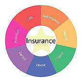 170x170 Clipart Of Insurance Word Concept Illustration K7839611