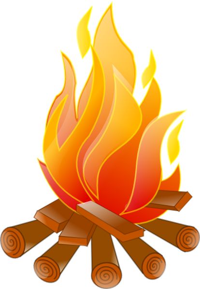 414x596 Image Of Campfire Clip Art