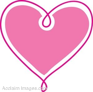 300x298 Cute Hearts Clipart
