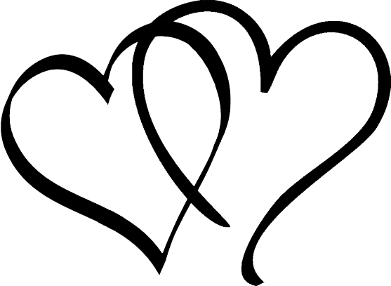 557x407 Interlocking Heart Clipart