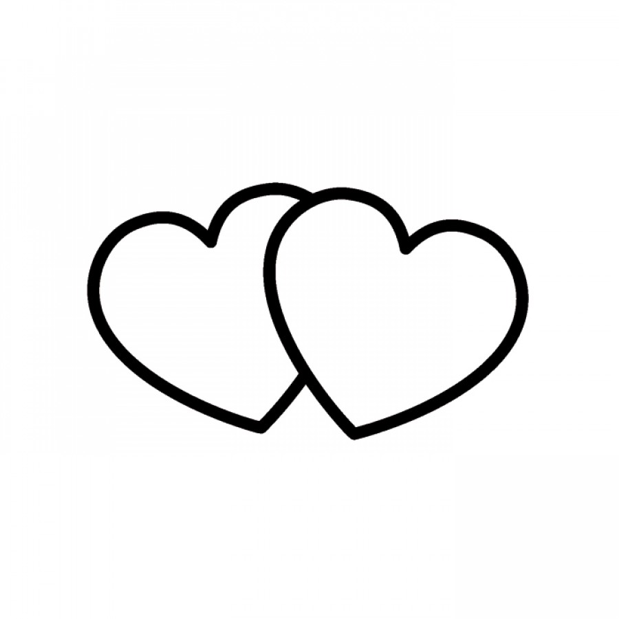 900x900 Intertwined Hearts Cliparts 224544