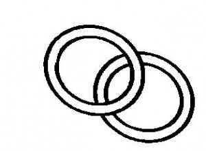 300x221 Interlocking Wedding Rings Clipart