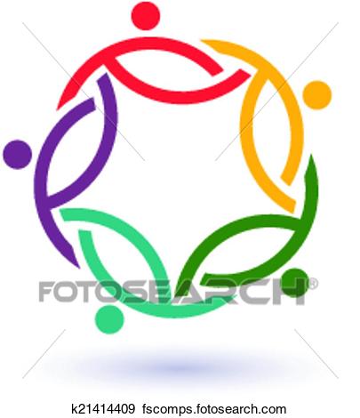 405x470 Clip Art Teamwork 5 International Circle Concept Group