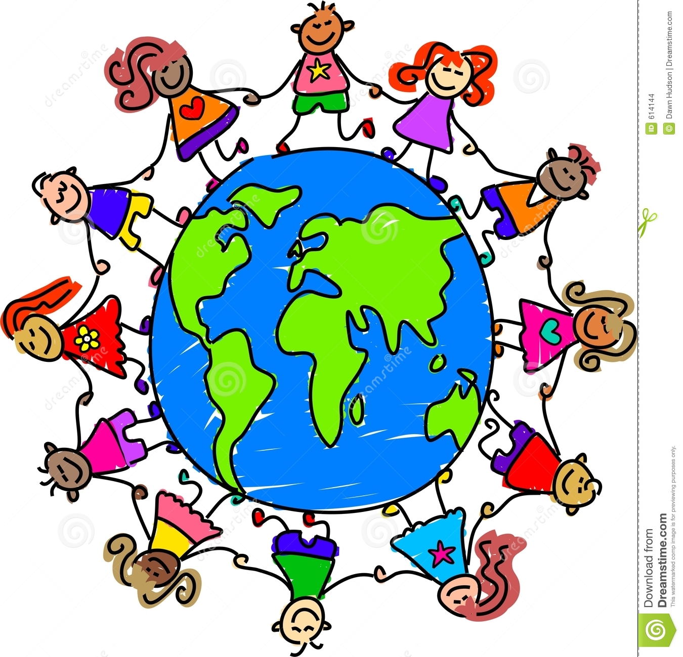 1350x1300 Children Of The World Clipart
