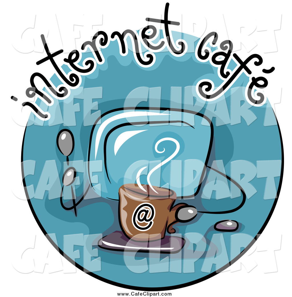 1024x1044 Vector Cartoon Cliprt Of Internet Cafe Blog Icon