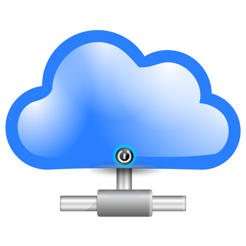 800x800 Internet Cloud Symbol Clipart