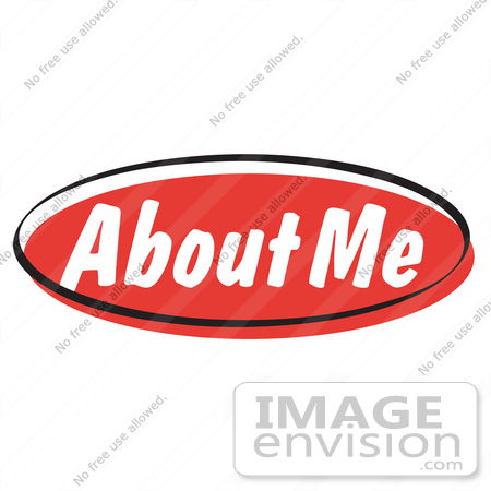 450x450 Royalty Free Cartoon Clip Art Of A Red About Me Internet Website