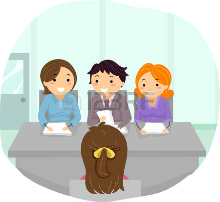 450x414 Desk Clipart Group Interview