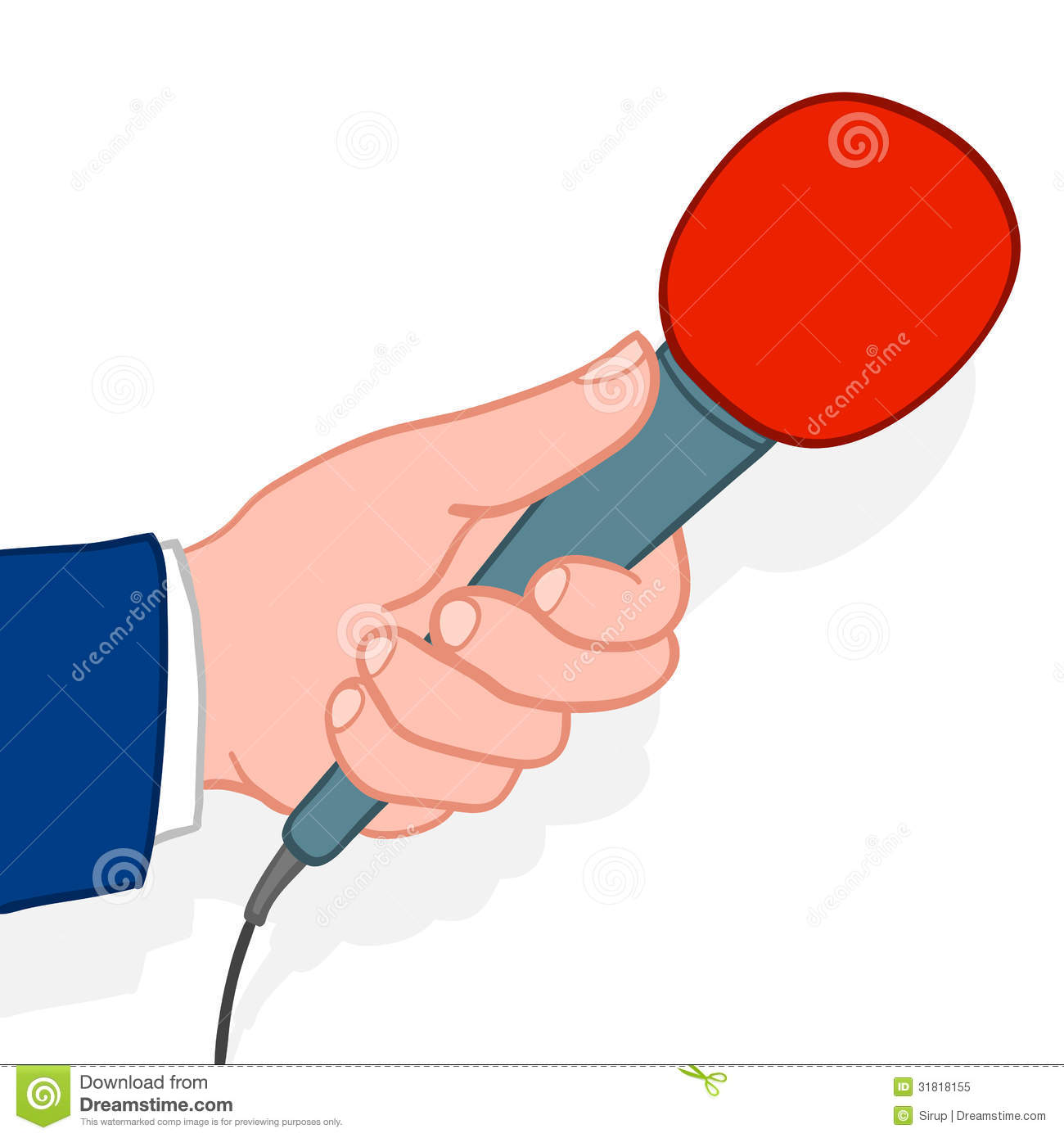 1300x1390 Interview Microphone Clipart