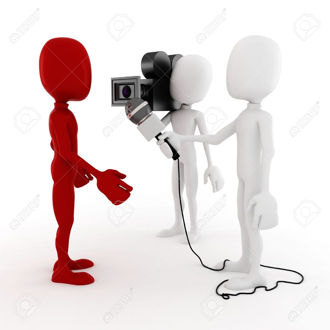 1300x1300 3d Clipart Interview