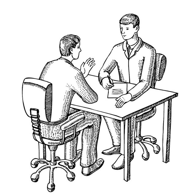 640x640 News Interview Clipart Collection