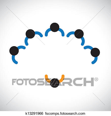 450x470 Cliprt Of Graphic Team Of Managers(Employers) Interviewing