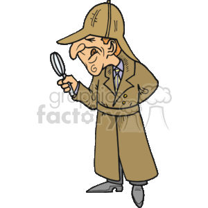 300x300 Royalty Free A Private Investigator Looking Through A Magnifying