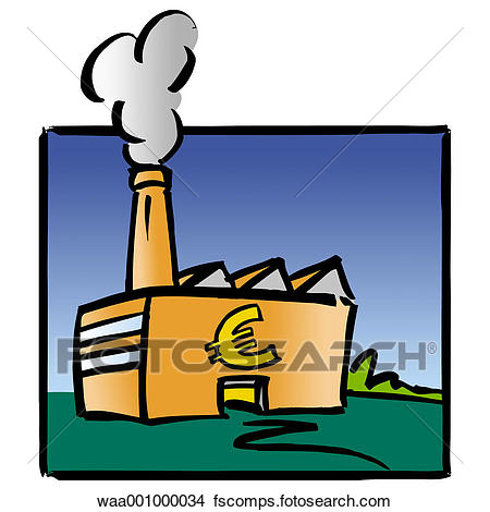 450x470 Drawings Of Factories, Finances, Investments, Invest, Symbols
