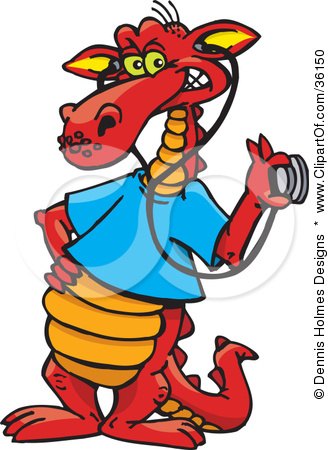 329x450 Clipart Illustration Of An Excited Green, Yellow And Purple