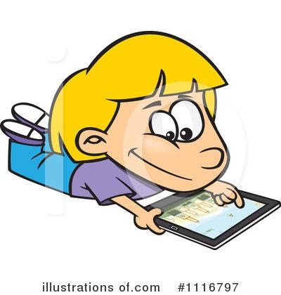 400x420 Ipad Clipart Boy Kid
