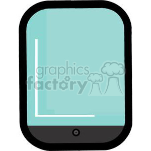 300x300 Royalty Free Cartoon Ipad 380291 Vector Clip Art Image