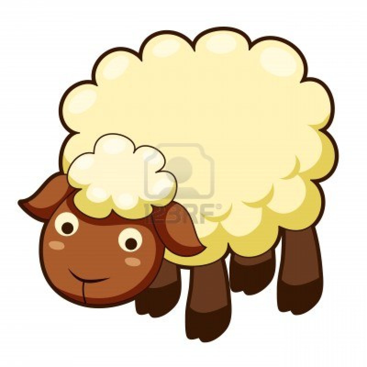1200x1200 Cute Sheep Images Cute Sheep Clipart Black And White , Ipad Mini