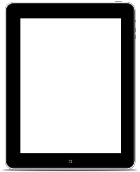 486x597 Ipad Black And White Clipart
