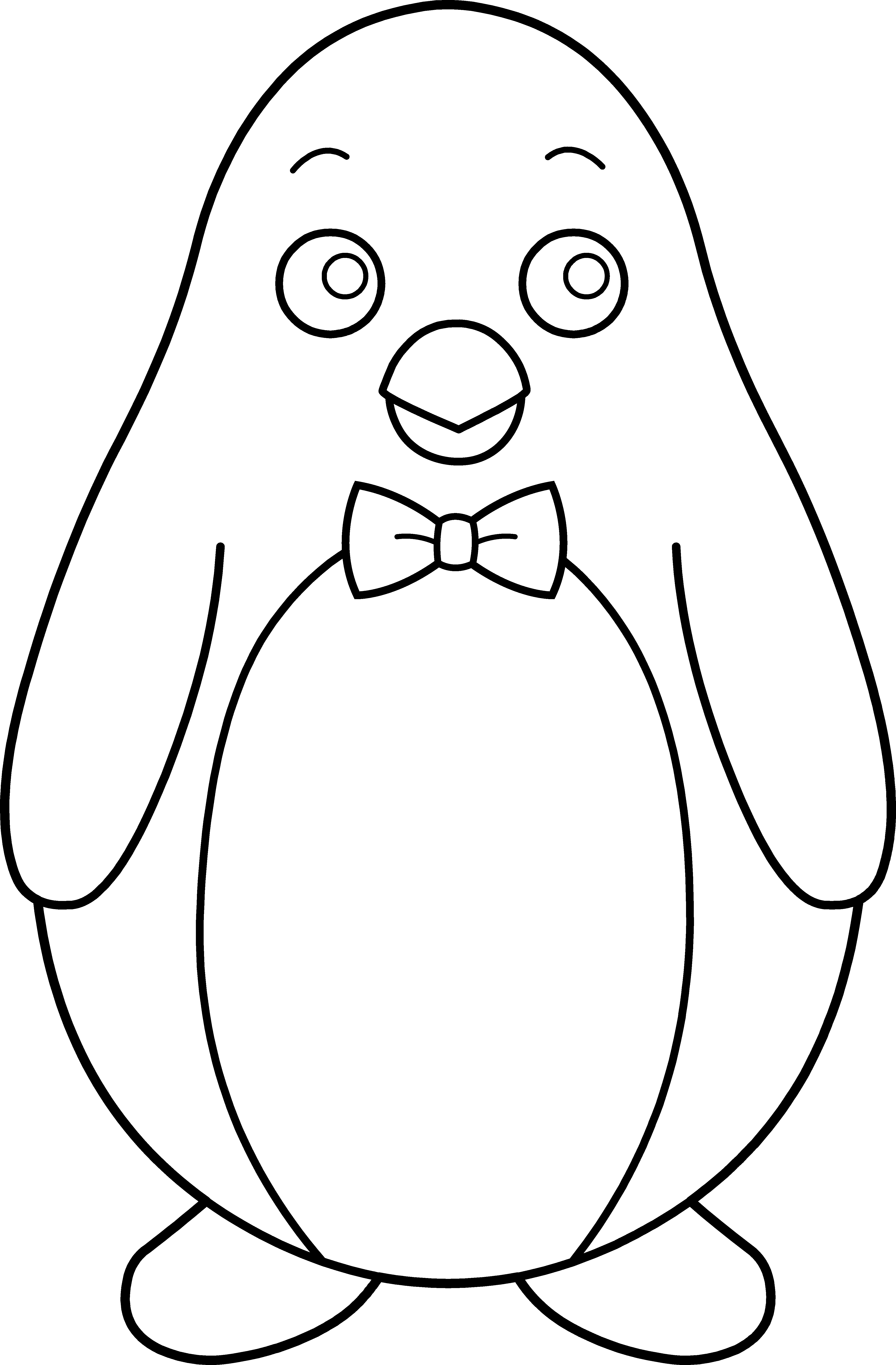 4391x6689 Penguin Clip Art