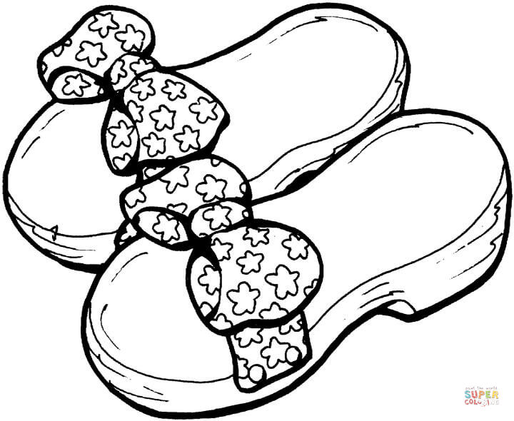 720x590 Shoes For Little Princess Coloring Page Free Printable Coloring