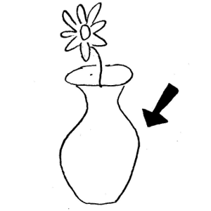300x300 Vase Clipart Black And White